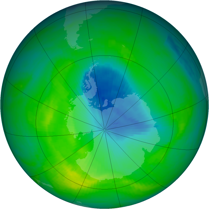 Ozone Map 1984-11-17